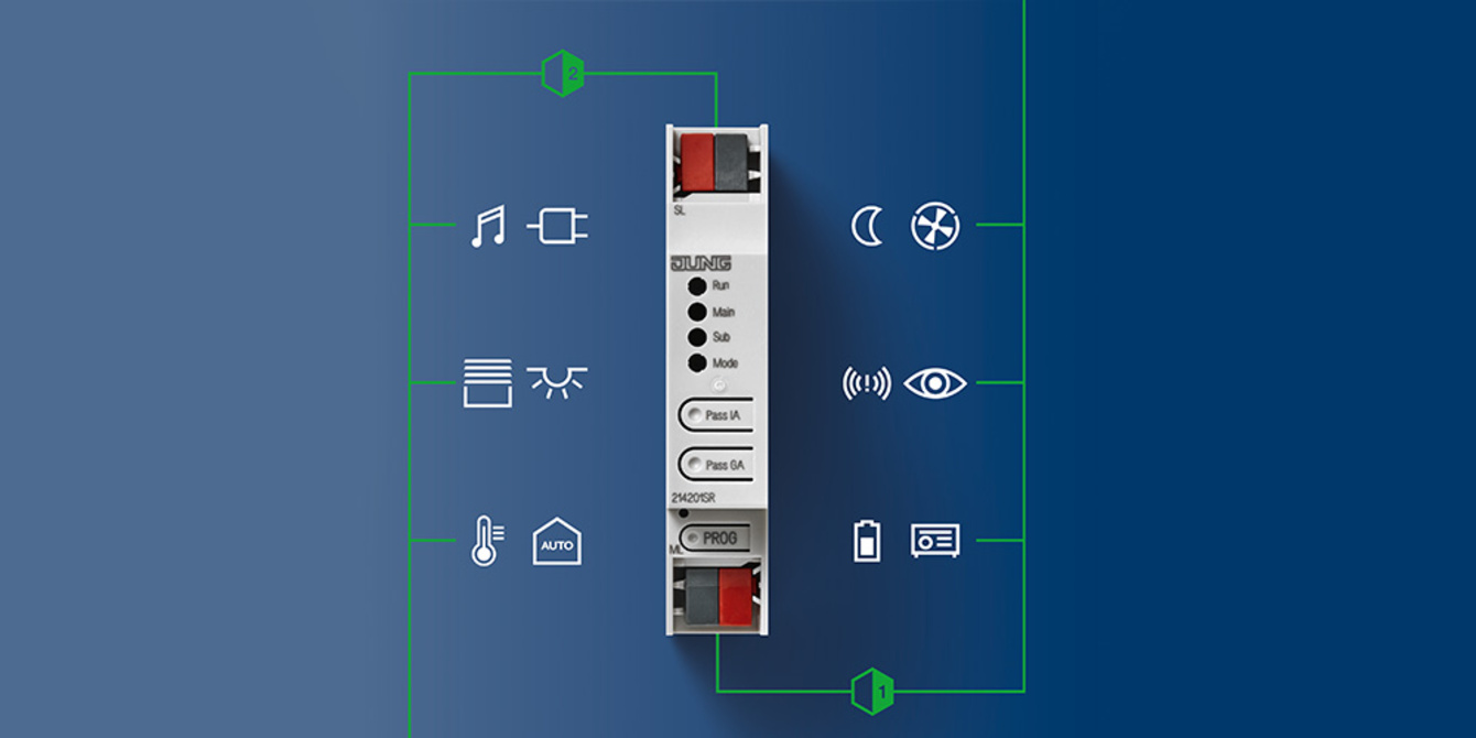 KNX Bereichs- und Linienkoppler bei Bautechnik Fischer GmbH & Co. KG in Schwäbisch Gmünd